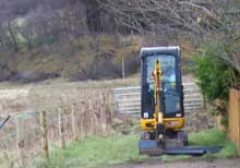 Groundworks and ground clearances NDW Dufftown Moray